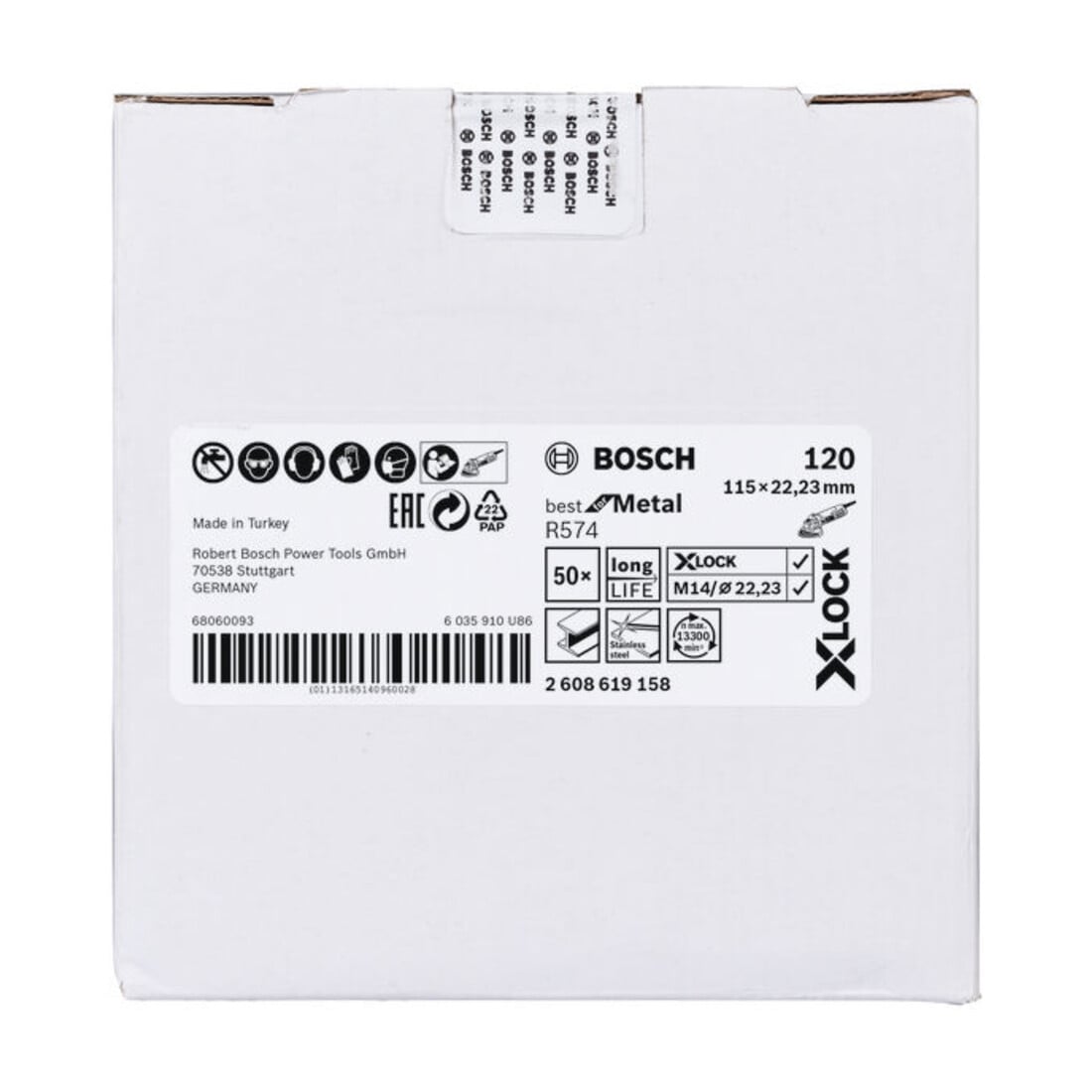 Bosch X-LOCK vezelschijf R574 Best for Metal