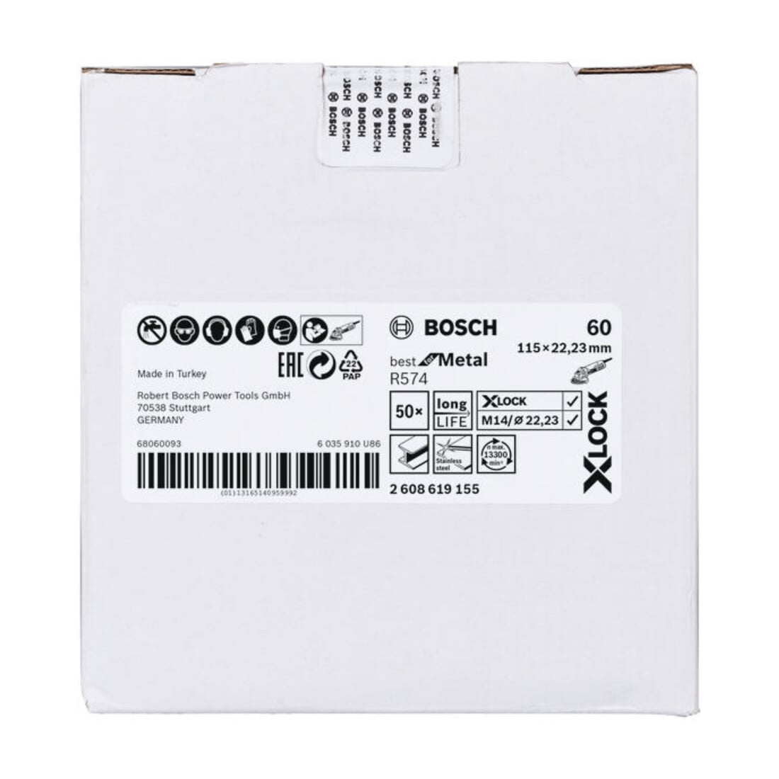 Bosch X-LOCK vezelschijf R574 Best for Metal