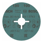 Bosch fiberschijf R780, Best for Metal and Inox voor haakse slijpmachines-2