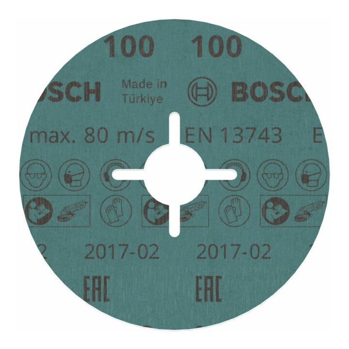 Bosch fiberschijf R780 Best for Metal and Inox 115 x 22,23 mm 100