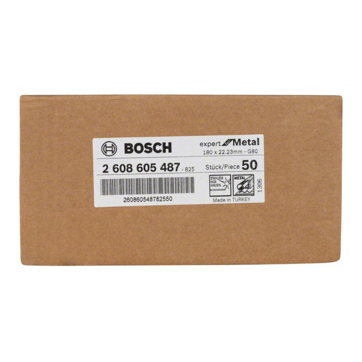 Bosch Fiberschleifscheibe R444 Expert for Metal Korund 180 mm 22,23 mm 80