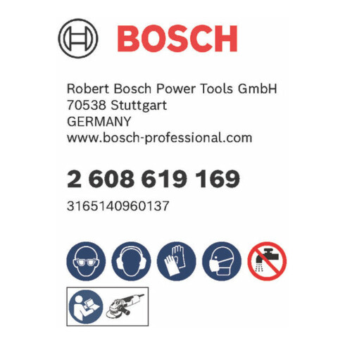 Bosch X-LOCK Fiberschleifscheibe R444 Expert for Metal