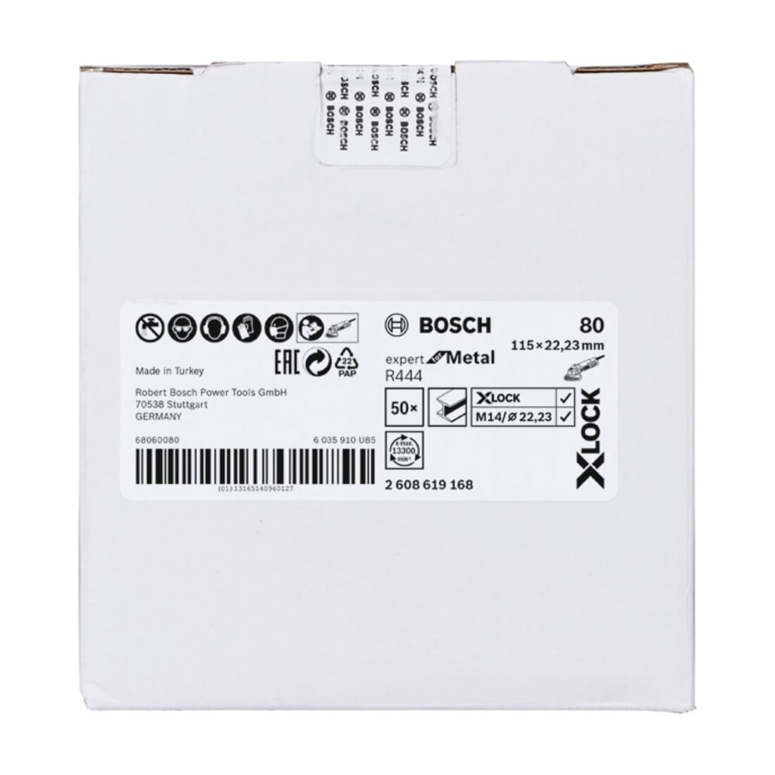 Bosch X-LOCK Fiberschleifscheibe R444 Expert for Metal