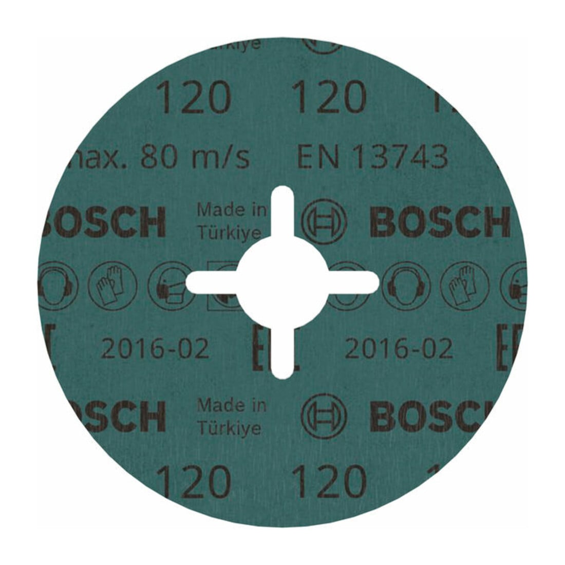Bosch Fiberschleifscheibe R574 Best for Metal Zirkonkorund