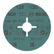 Bosch Fiberschleifscheibe R780, Best for Metal and Inox für Winkelschleifer-2