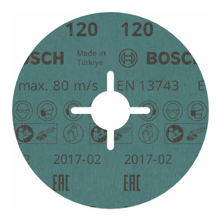 Bosch Fiberschleifscheibe R780 Best for Metal and Inox 115 x 22,23 mm 120