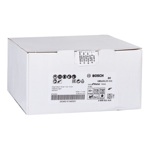 Bosch Fiberschleifscheibe R780, Best for Metal and Inox für Winkelschleifer