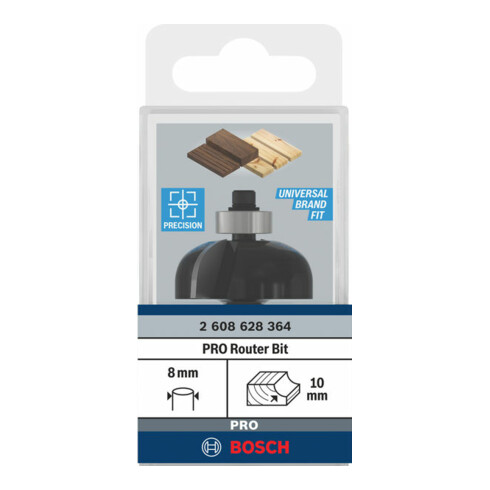 Bosch fileersnijder 8 mm R1 10 mm D 32,7 mm L 14 mm G 55 mm