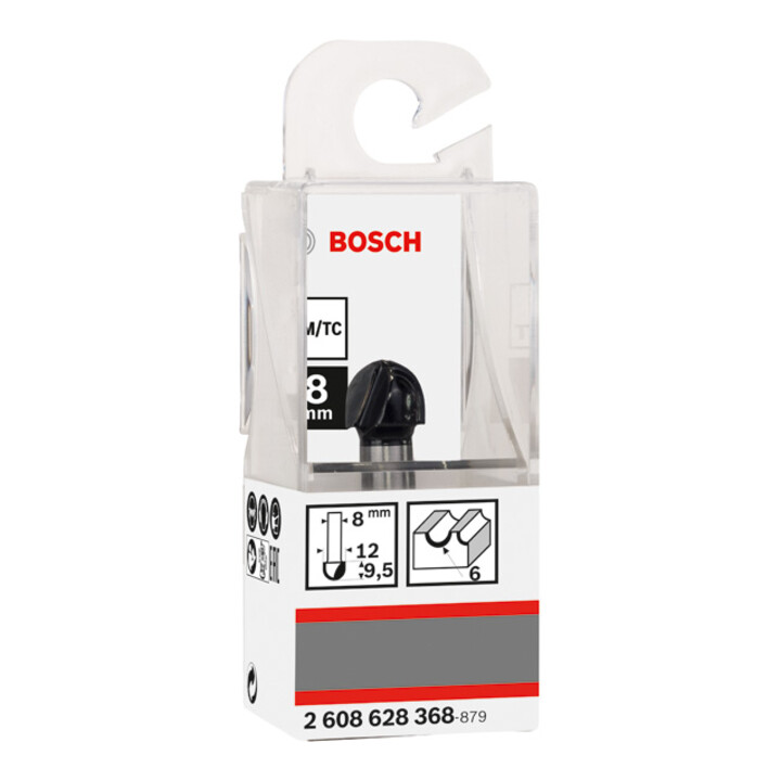 Bosch fileersnijder 8 mm R1 6 mm D 12 mm L 9,2 mm G 40 mm