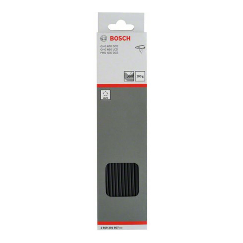Bosch Filo per saldatura in plastica 225mm 4mm Polietilene (HDPE) nero