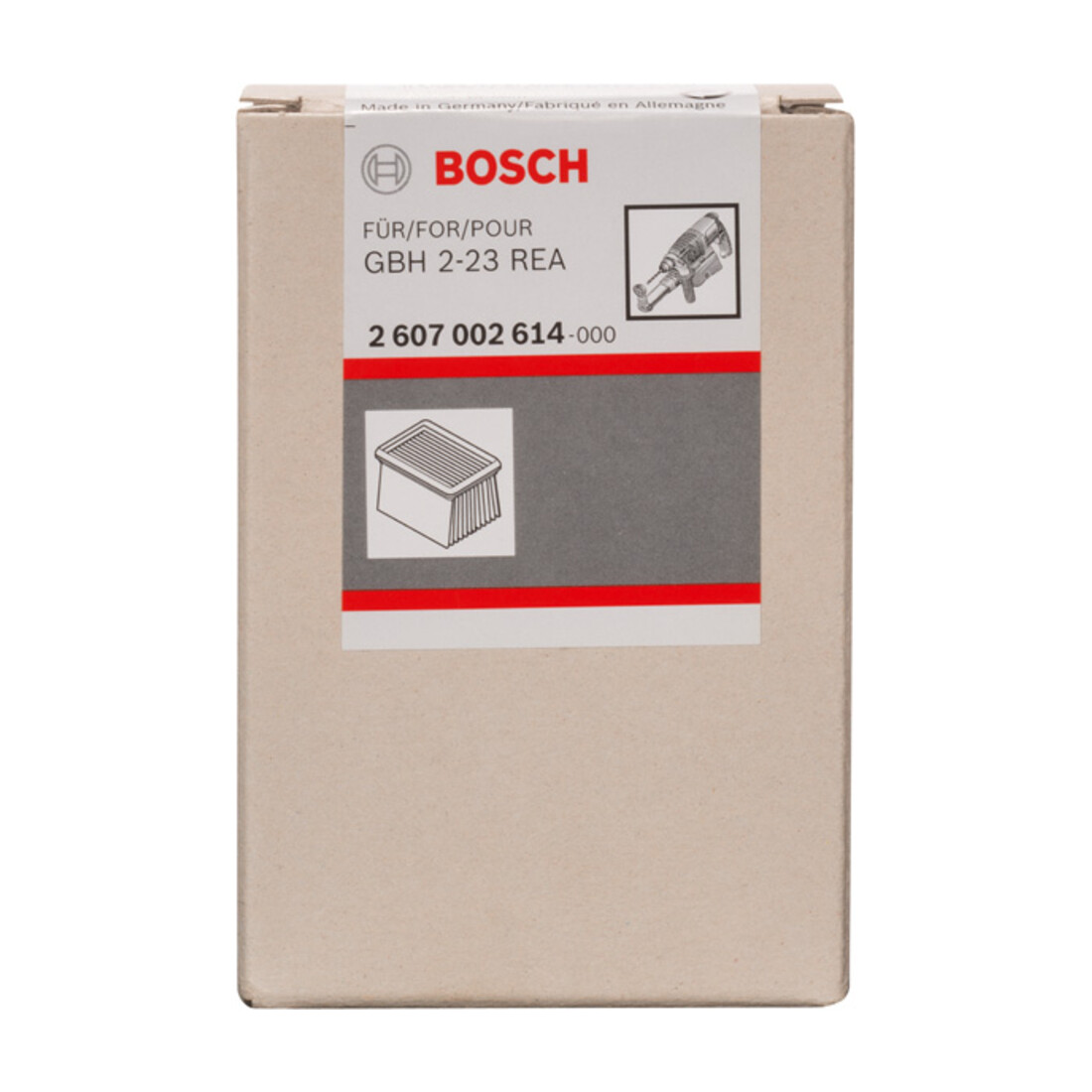 Bosch Filtro per dispositivo di aspirazione per GBH 2-23 REA GSB 19-2 REA