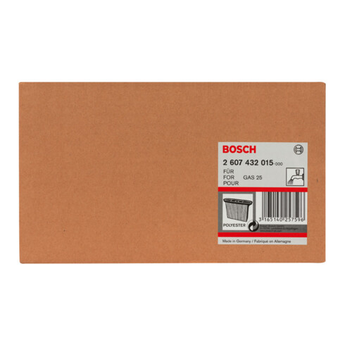 Bosch Filtro plissettato in poliestere quadrato 4300cm², 257x69x187mm