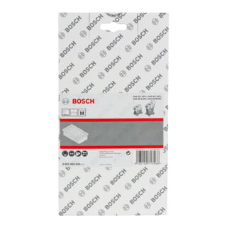 Bosch Filtro plissettato piatto in cellulosa 6150 cm², 240 x 140 x 56 mm