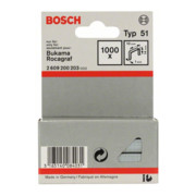 Bosch Flachdrahtklammer Typ 51, 10 x 1 x 14 mm