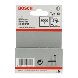 Bosch Flachdrahtklammer Typ 51, 10 x 1 x 6 mm