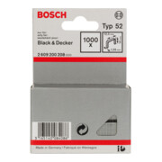 Bosch Flachdrahtklammer Typ 52, 12,3 x 1,25 x 14 mm