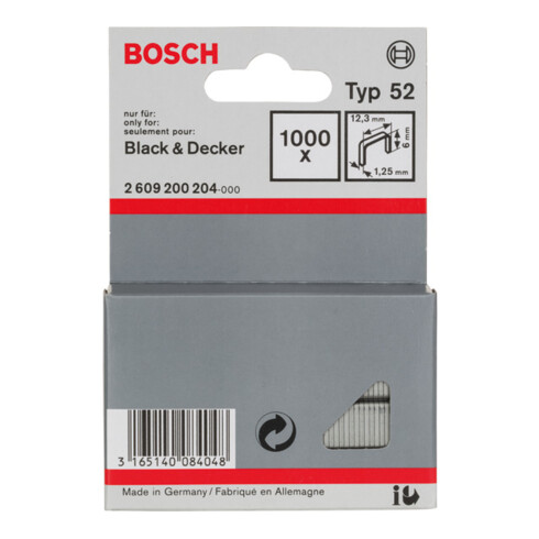 Bosch Flachdrahtklammer Typ 52