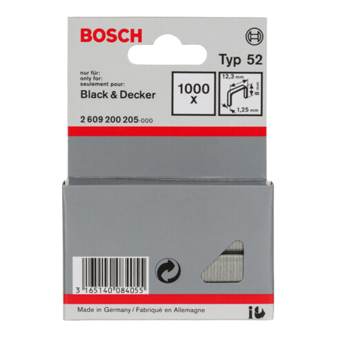Bosch Flachdrahtklammer Typ 52