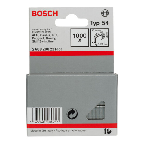 Bosch Flachdrahtklammer Typ 54