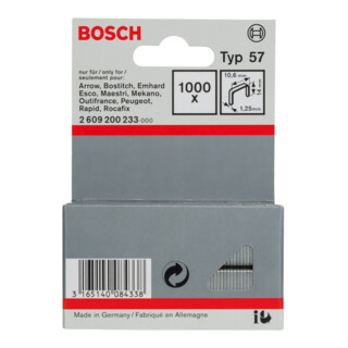 Bosch Flachdrahtklammer Typ 57