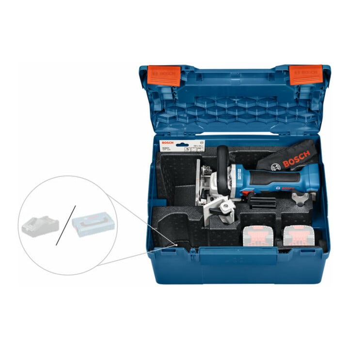 Bosch Flachdübelfraise GFF 18V-22 dans L-BOXX