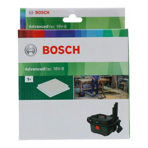 Bosch Flacher Plisseefilter