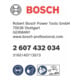 Bosch Flachfaltenfilter Polyester viereckig 6150 cm², 240 x 140 x 56 mm