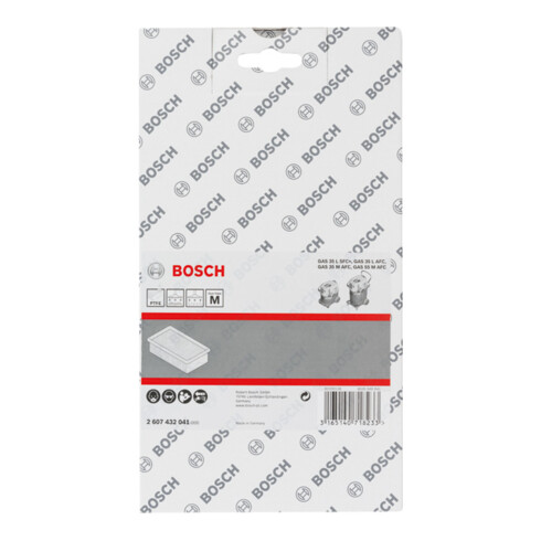 Bosch Flachfaltenfilter Polytetraflourethylen viereckig 6150 cm², 240 x 140 x 56 mm