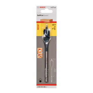 Sechskant 40 x 152 BOSCH Flachfräsbohrer Self Cut Speed