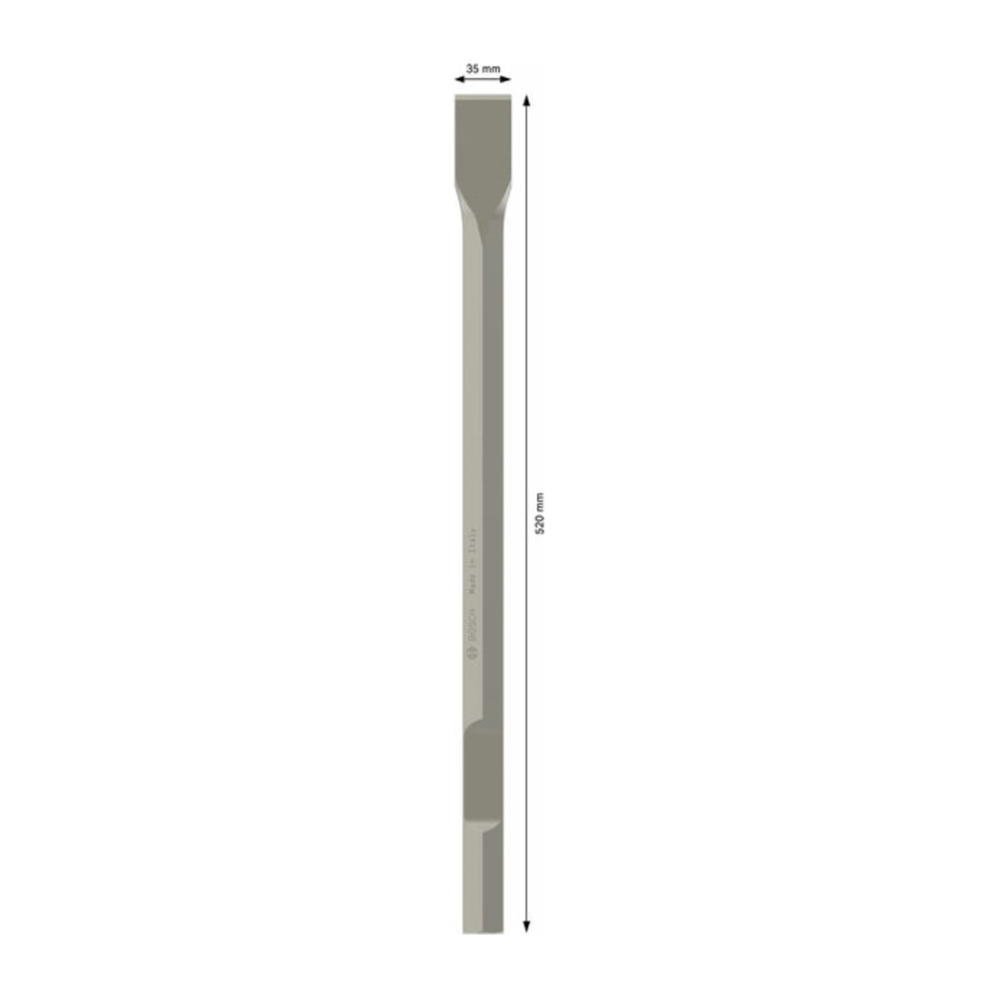Bosch Flachmeißel 28-mm-Sechskantaufnahme 520 x 36 mm