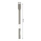 Bosch Flachmeißel mit 19-mm-Sechskantaufnahme 300 x 25 mm