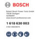 Bosch Flachmeißel mit 19-mm-Sechskantaufnahme mit abgedrehtem Bund 400 x 22 mm