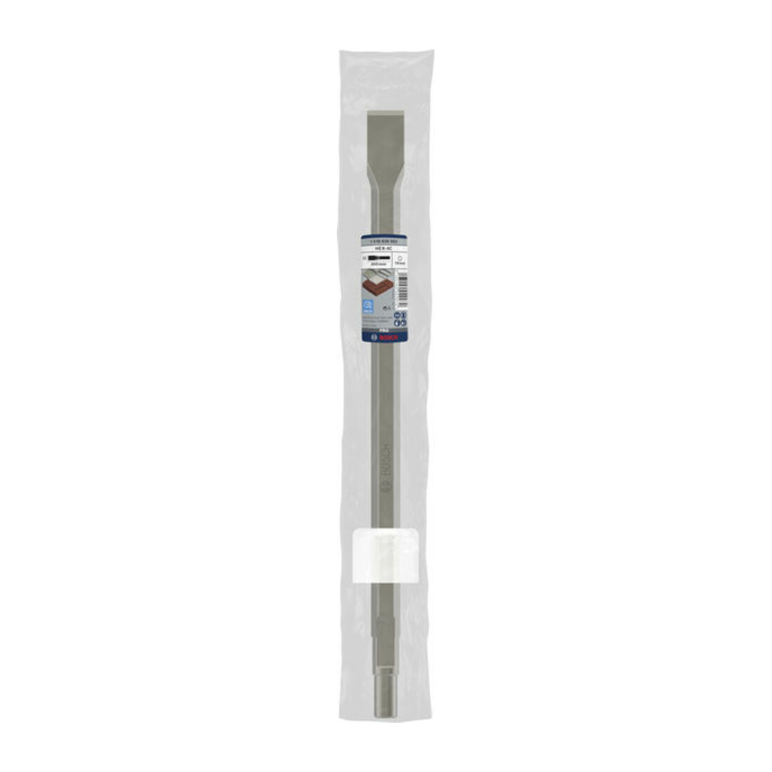 Bosch Flachmeißel mit 19-mm-Sechskantaufnahme mit abgedrehtem Bund 400 x 22 mm