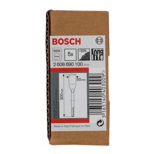 Bosch Fliesenmeißel mit SDS-max-Aufnahme, 300 x 50 mm