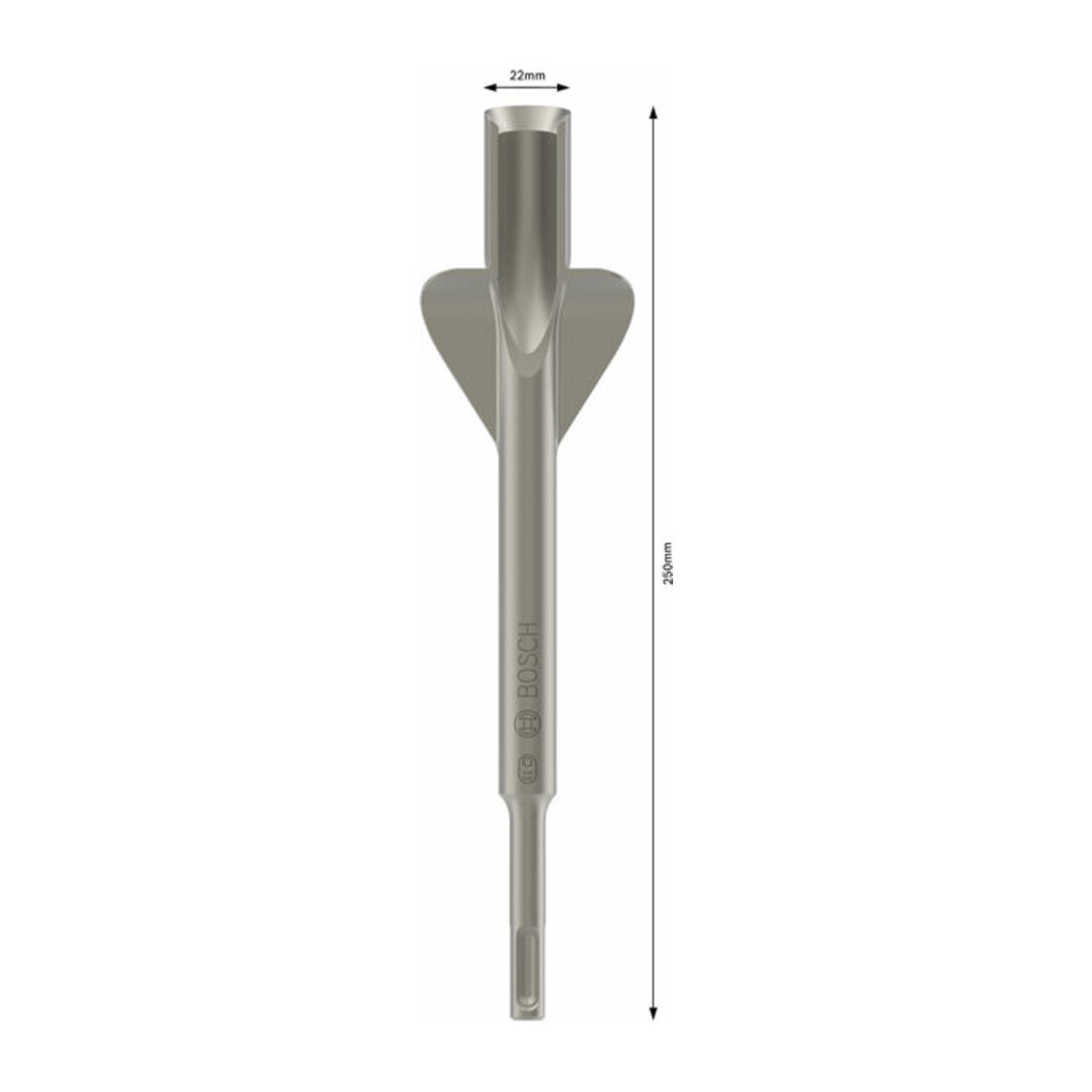 Bosch Flügel-/Kanalmeißel SDS plus, 250 x 22 mm