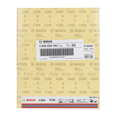 Bosch Carta abrasiva C355