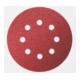 Bosch Foglio abrasivo C430, 115mm, 120 8 fori, velcro