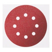 Bosch Foglio abrasivo C430, 115mm, 60 120 240 8 fori, velcro