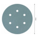 Bosch Foglio abrasivo F355, 6 fori, velcro 6mm, 150mm,-2