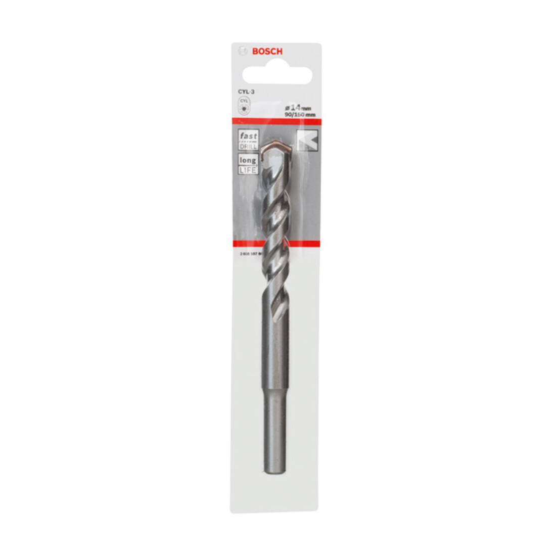 BOSCH Foret à béton en carbure “CYL-3” 14 mm