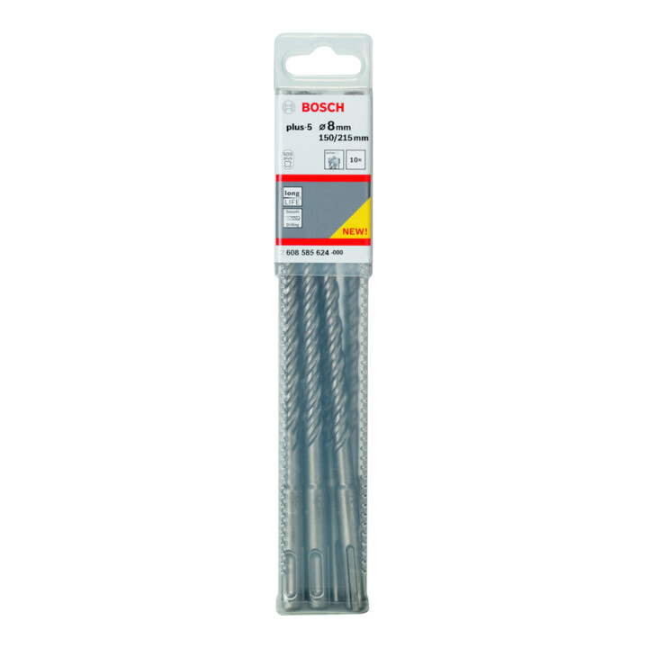 Bosch Foret à percussion 8x150x215mm lot de 10 SDS plus-5