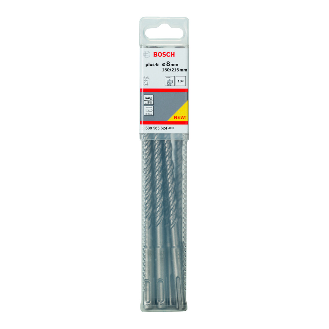 Bosch Foret à percussion 8x150x215mm lot de 10 SDS plus-5