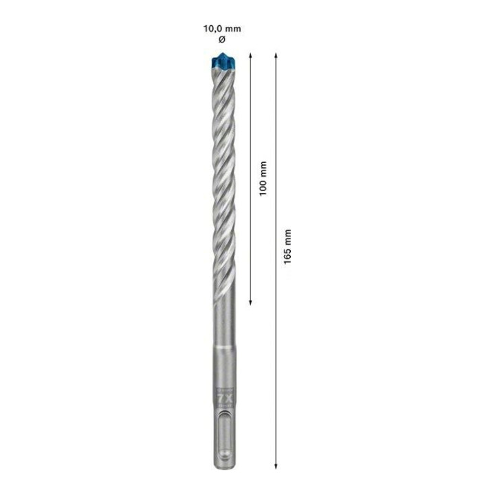 Bosch Foret à percussion EXPERT 10x100x165mm VE de 30 pièces SDS plus-7X