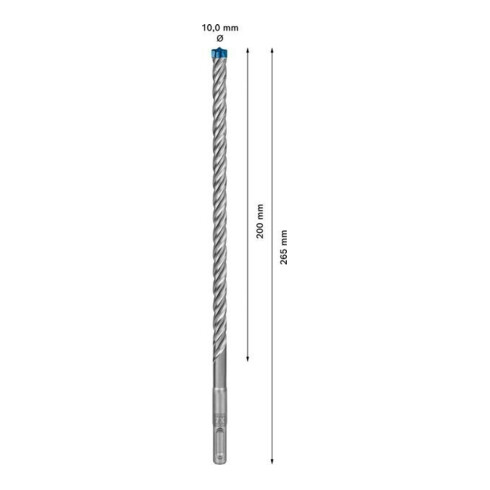 Bosch Foret à percussion EXPERT 10x200x265mm VE de 30 pièces SDS plus-7X