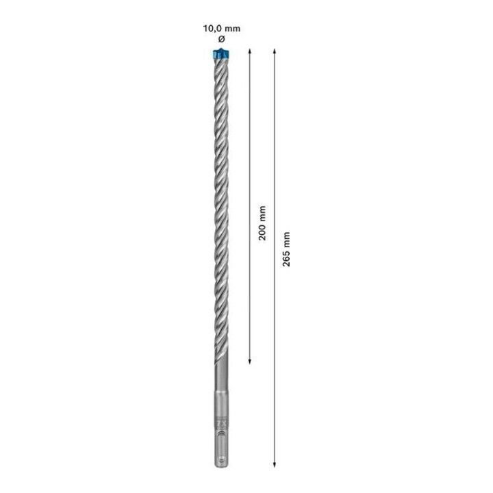 Bosch Foret à percussion EXPERT 10x200x265mm VE de 30 pièces SDS plus-7X