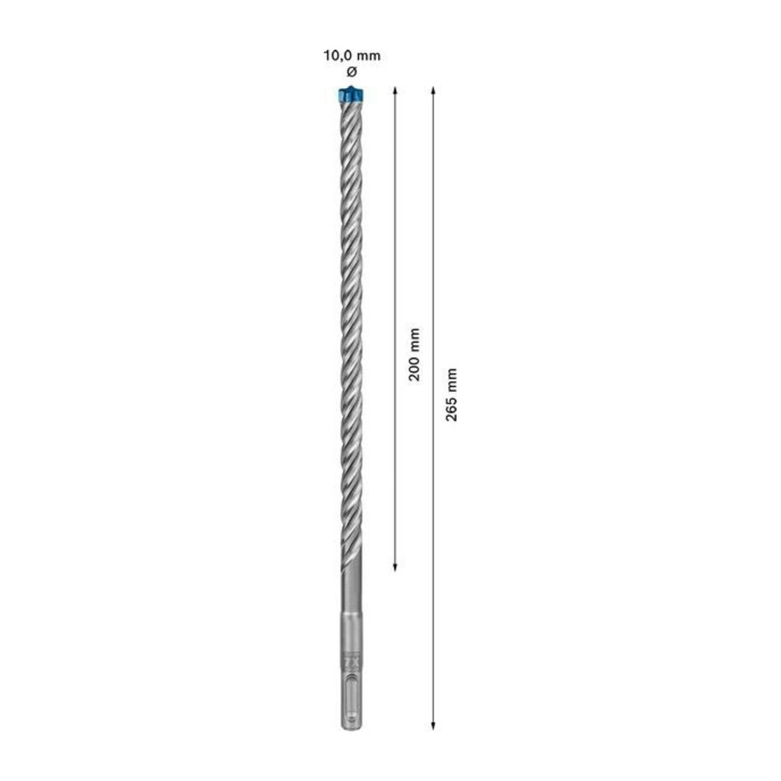 Bosch Foret à percussion EXPERT 10x200x265mm VE de 30 pièces SDS plus-7X