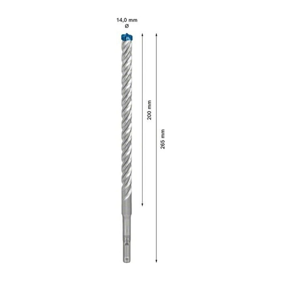 Bosch Foret à percussion EXPERT 14x200x265mm VE de 10 pièces SDS plus-7X