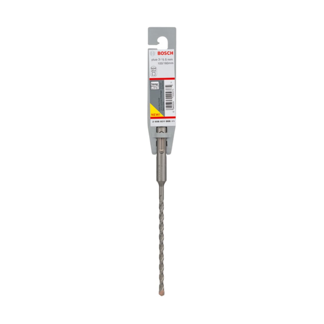 Bosch Foret à percussion plus-3, 5,5x100x160mm