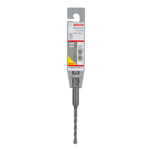 Bosch Foret à percussion plus-3, 5,5x50x110mm