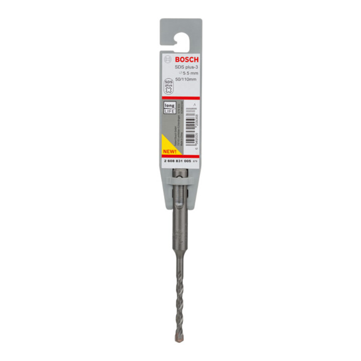 Bosch Foret à percussion plus-3, 5,5x50x110mm